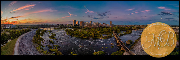 PANO0001-6-Pano-Richmond, Virginia, Panoramic Image with James River and the City of Richmond and the Floodwall, arial photography-0003