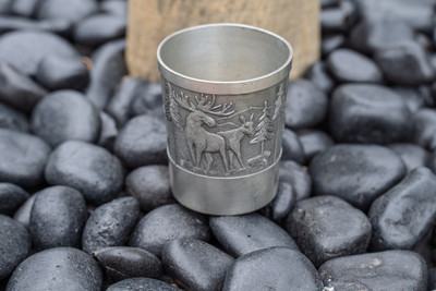 Cup lifestyle on stones