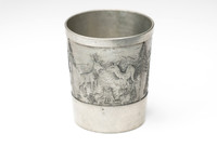 Cup hero on white background